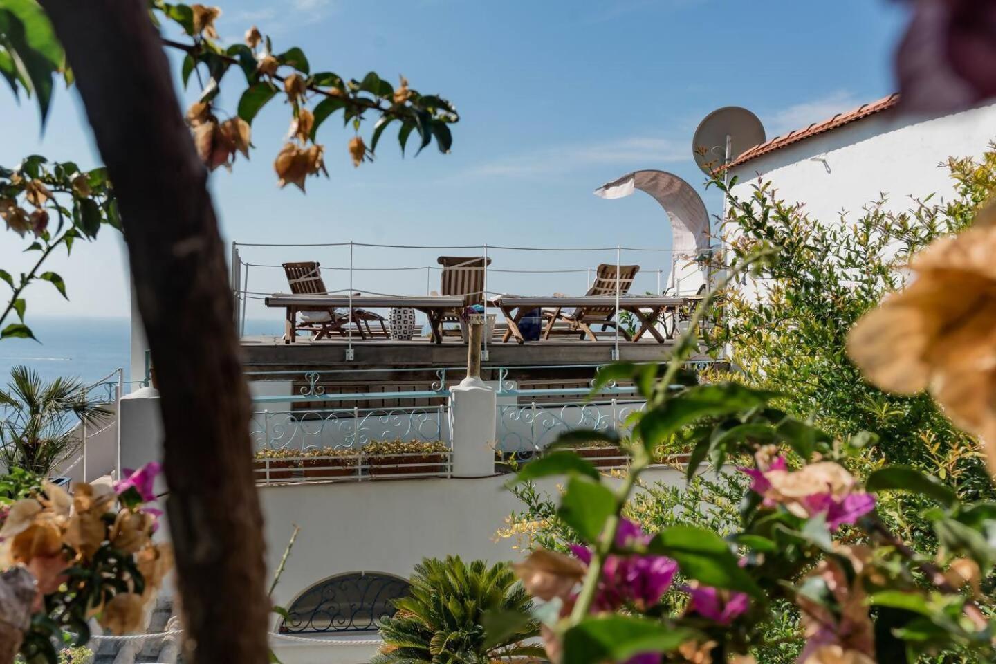 Perla Nel Blu Villa Affacciata Sul Mare Conca dei Marini Exterior foto
