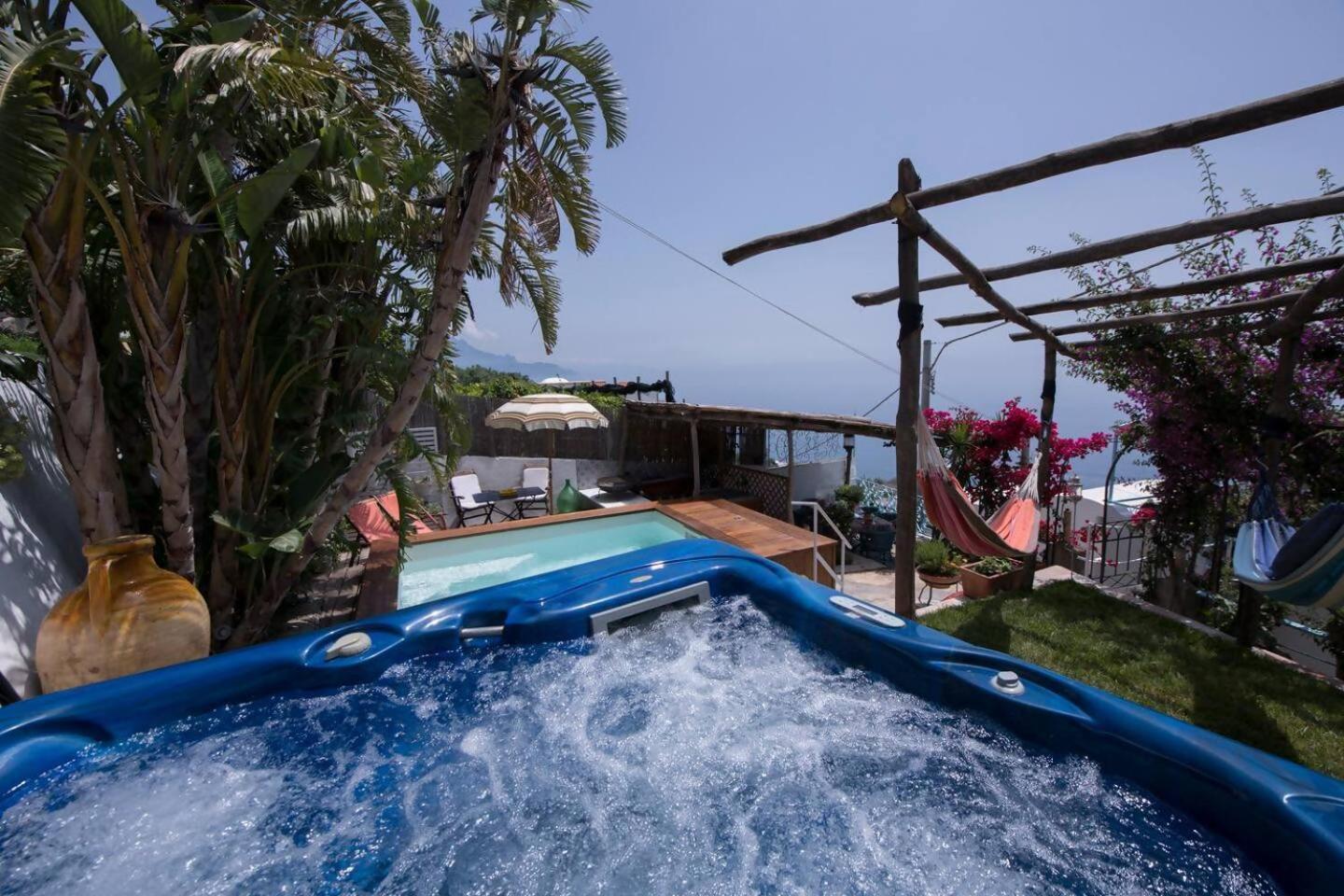 Perla Nel Blu Villa Affacciata Sul Mare Conca dei Marini Exterior foto